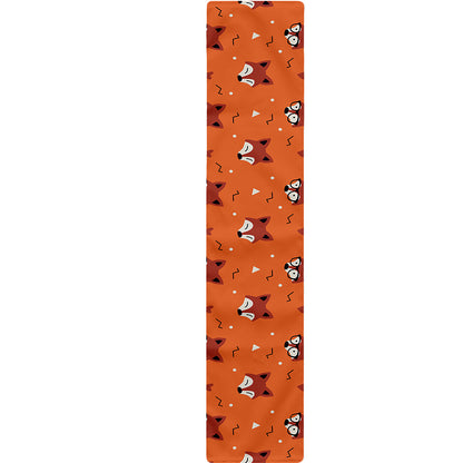 Cute Fox Pattern Print Table Runner