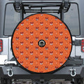 Cute Fox Pattern Print Tire Cover With Camera Hole