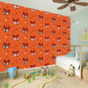 Cute Fox Pattern Print Wall Sticker