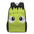 Cute Frankenstein Face Print 17 Inch Backpack