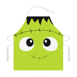 Cute Frankenstein Face Print Adjustable Apron
