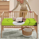 Cute Frankenstein Face Print Baby Crib Sheet