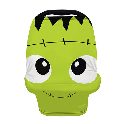 Cute Frankenstein Face Print Baby Seat Cover