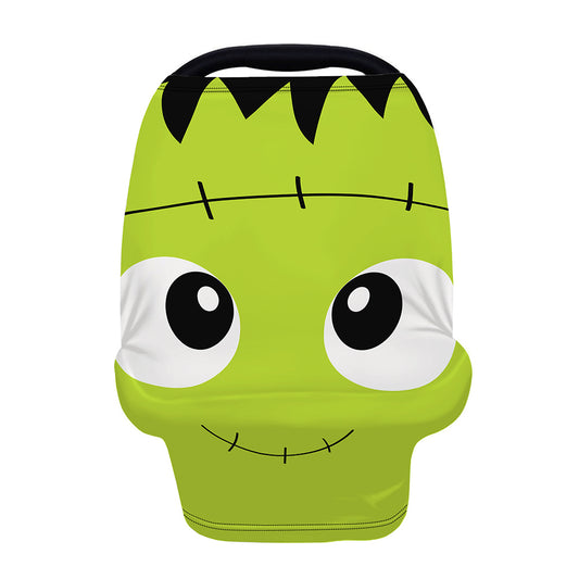 Cute Frankenstein Face Print Baby Seat Cover