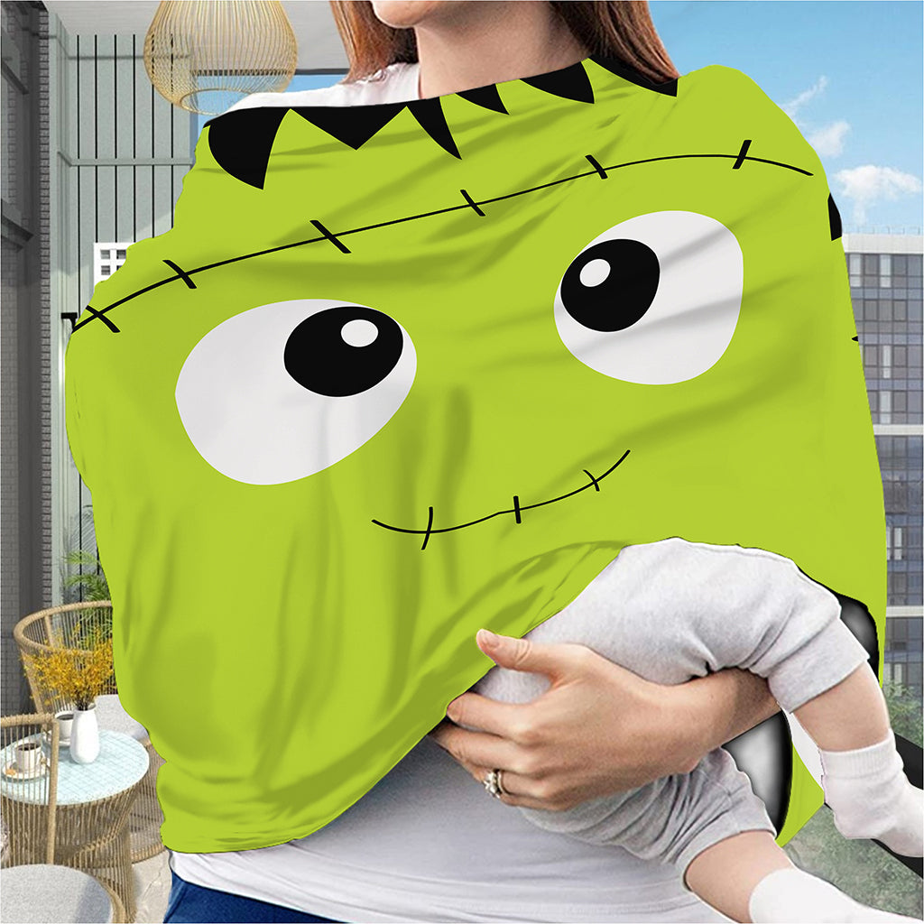 Cute Frankenstein Face Print Baby Seat Cover
