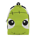 Cute Frankenstein Face Print School Backpack