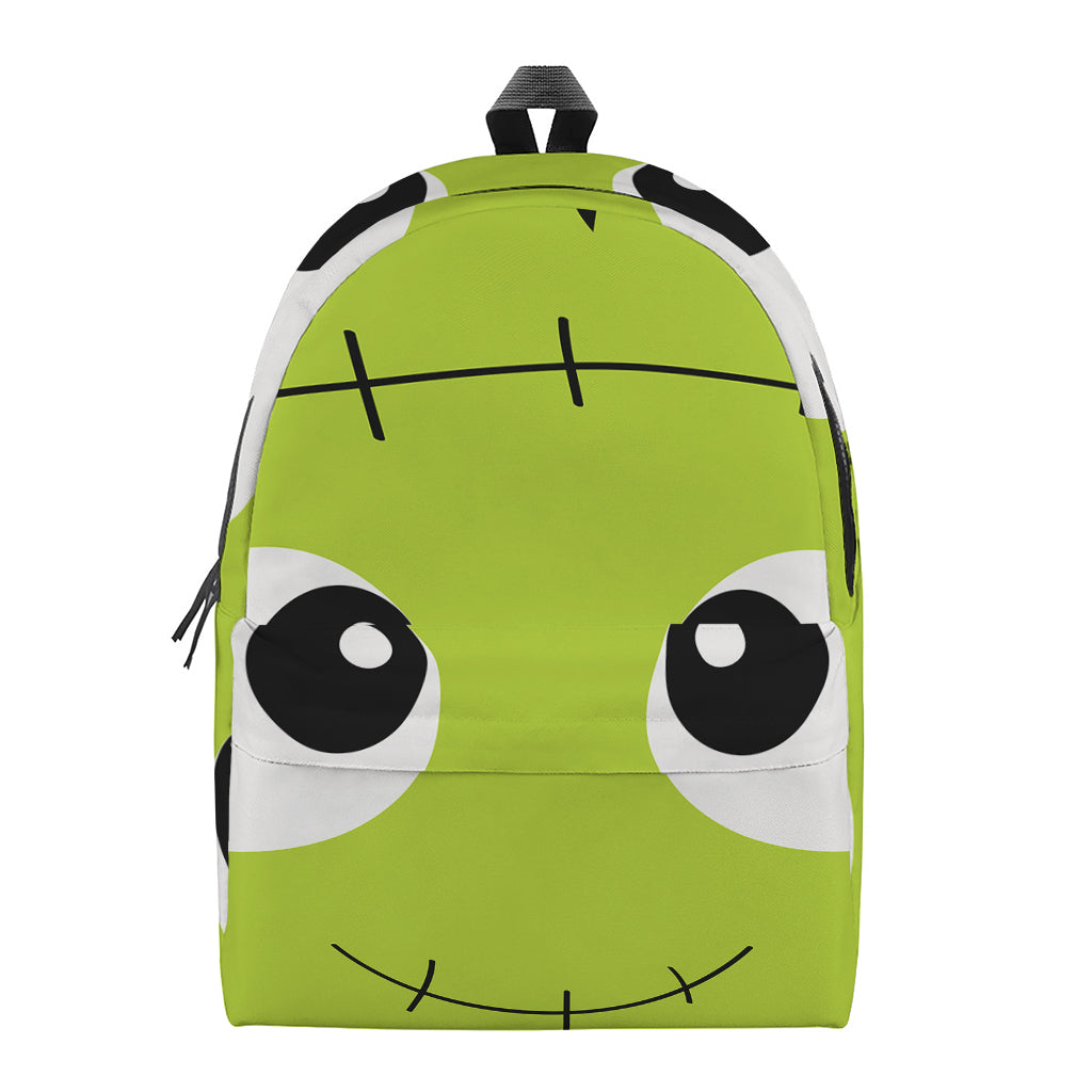 Cute Frankenstein Face Print Backpack