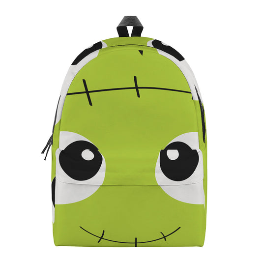 Cute Frankenstein Face Print Backpack