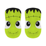 Cute Frankenstein Face Print Bar Stool Covers