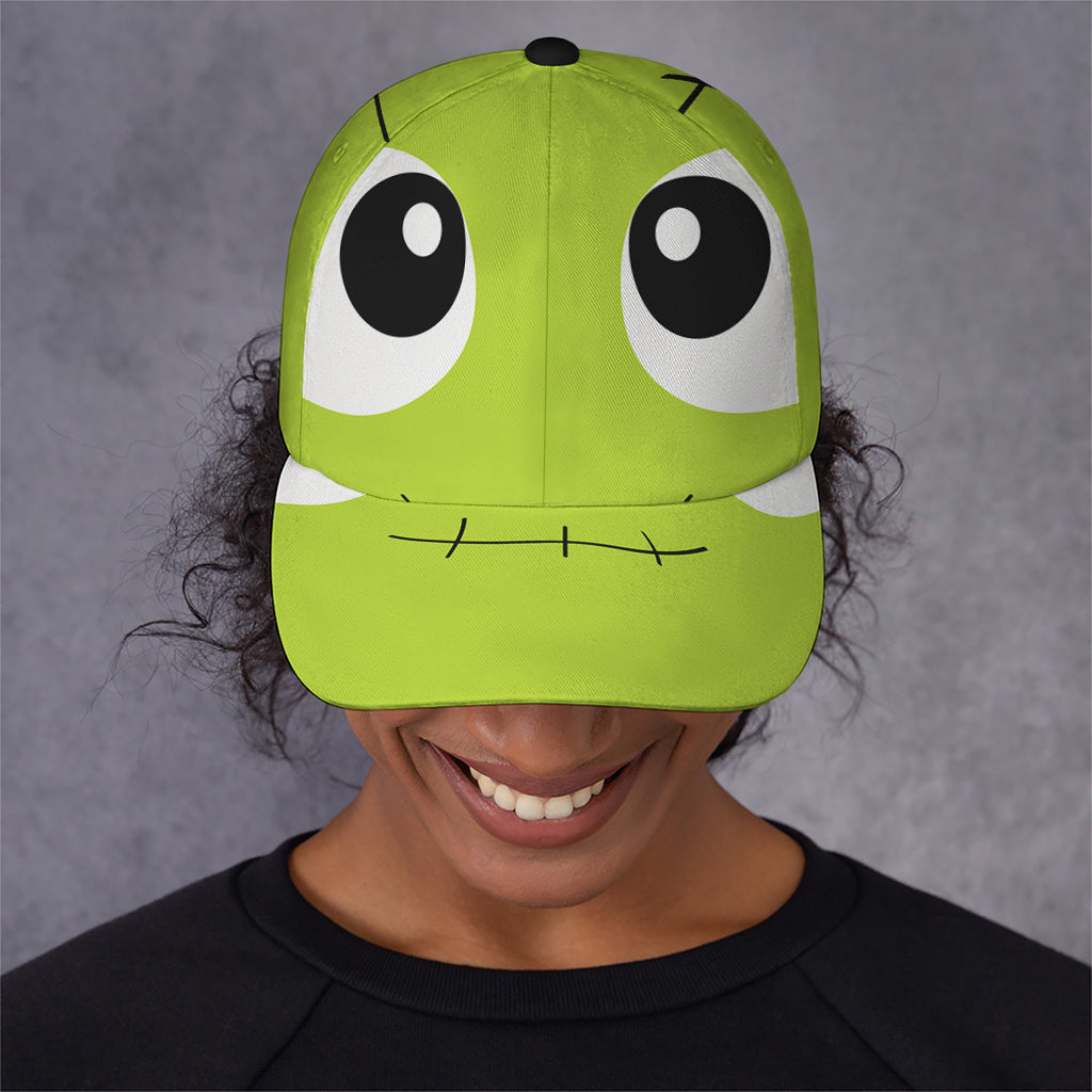 Cute Frankenstein Face Print Baseball Cap