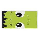 Cute Frankenstein Face Print Beach Towel