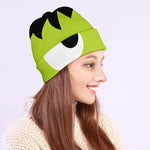 Cute Frankenstein Face Print Beanie