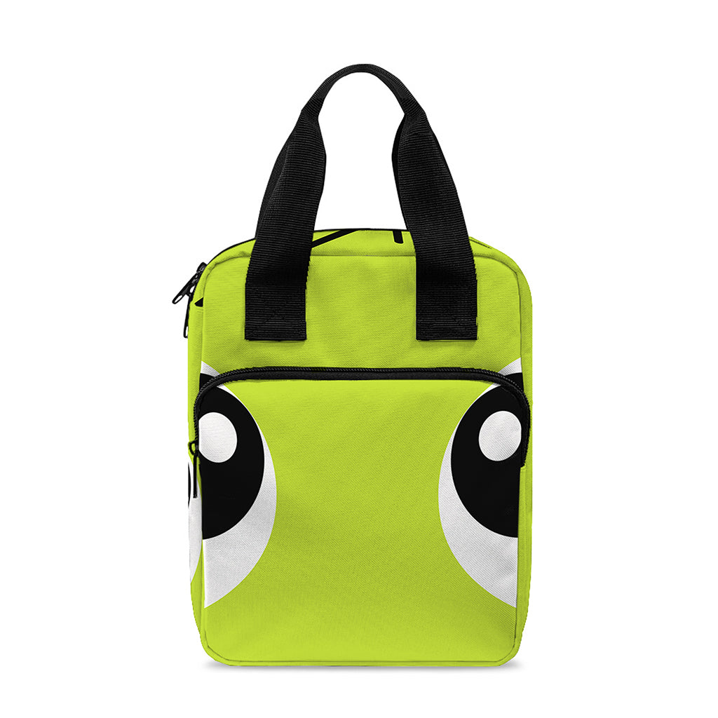 Cute Frankenstein Face Print Bible Tote Bag
