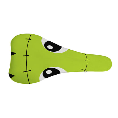 Cute Frankenstein Face Print Bicycle Seat Cover
