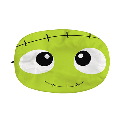 Cute Frankenstein Face Print Car Side Mirror Covers