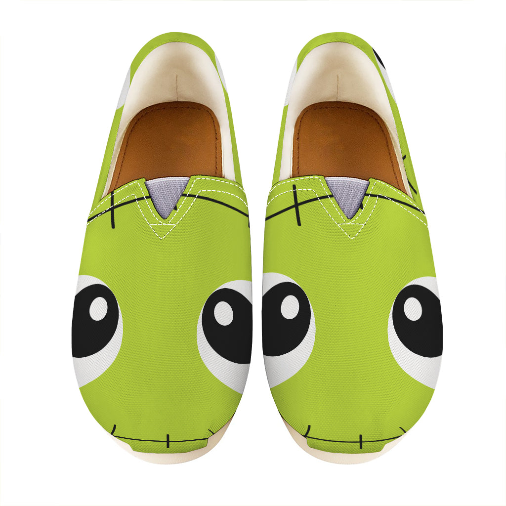 Cute Frankenstein Face Print Casual Shoes
