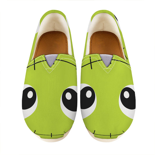 Cute Frankenstein Face Print Casual Shoes