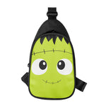 Cute Frankenstein Face Print Chest Bag