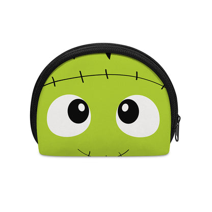 Cute Frankenstein Face Print Coin Purse