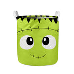 Cute Frankenstein Face Print Collapsible Laundry Basket