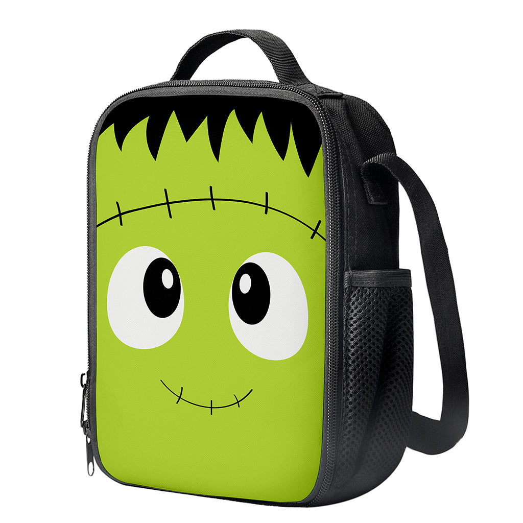 Cute Frankenstein Face Print Crossbody Lunch Bag