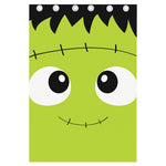 Cute Frankenstein Face Print Curtain