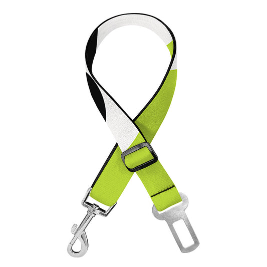 Cute Frankenstein Face Print Dog Seat Belt