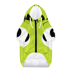 Cute Frankenstein Face Print Dog Zip Up Hoodie