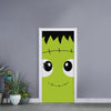 Cute Frankenstein Face Print Door Sticker