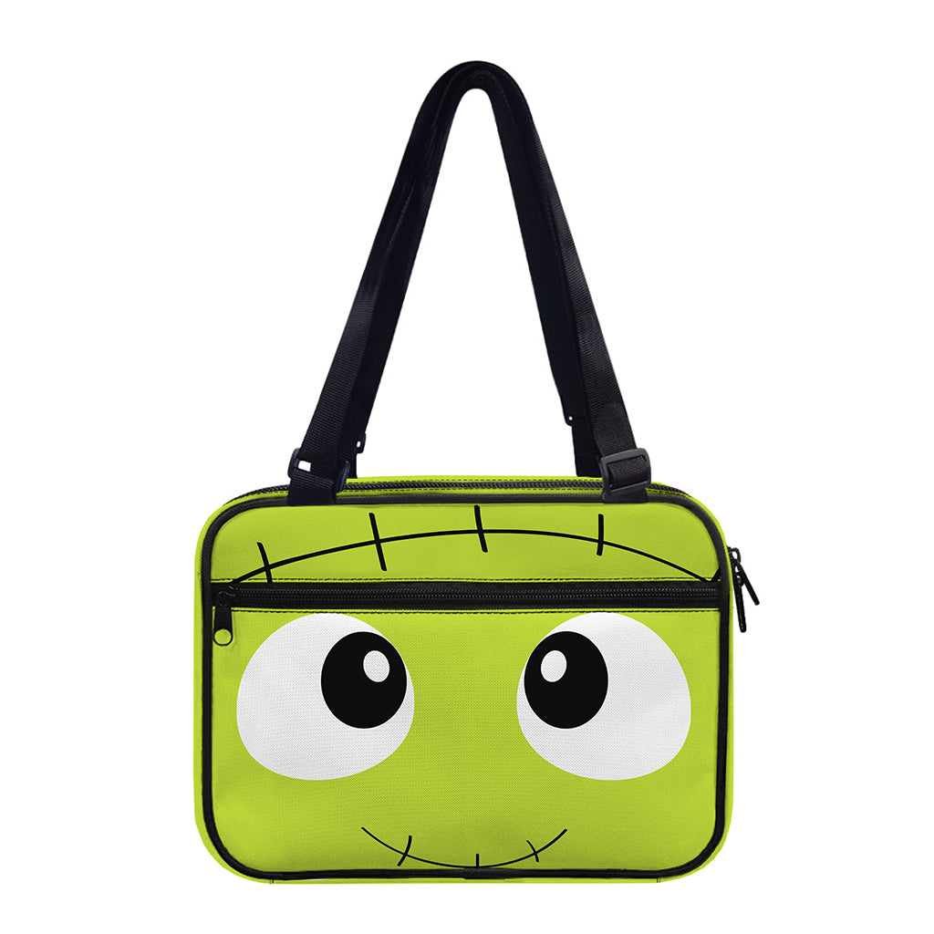 Cute Frankenstein Face Print Double Strap Bible Bag