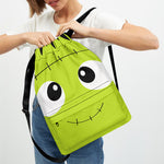 Cute Frankenstein Face Print Drawstring Backpack