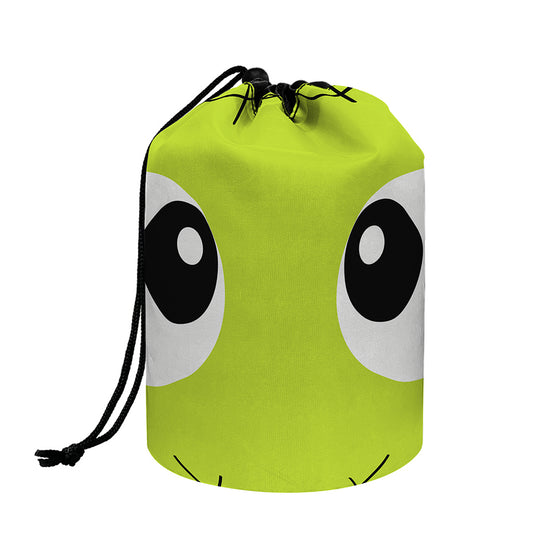Cute Frankenstein Face Print Drawstring Makeup Bag