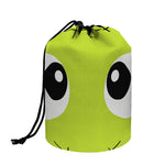 Cute Frankenstein Face Print Drawstring Makeup Bag