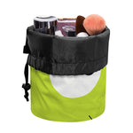 Cute Frankenstein Face Print Drawstring Makeup Bag