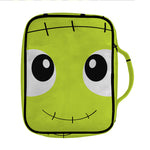 Cute Frankenstein Face Print Front Pocket Bible Bag