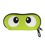 Cute Frankenstein Face Print Glasses Case