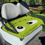 Cute Frankenstein Face Print Golf Cart Seat Cover