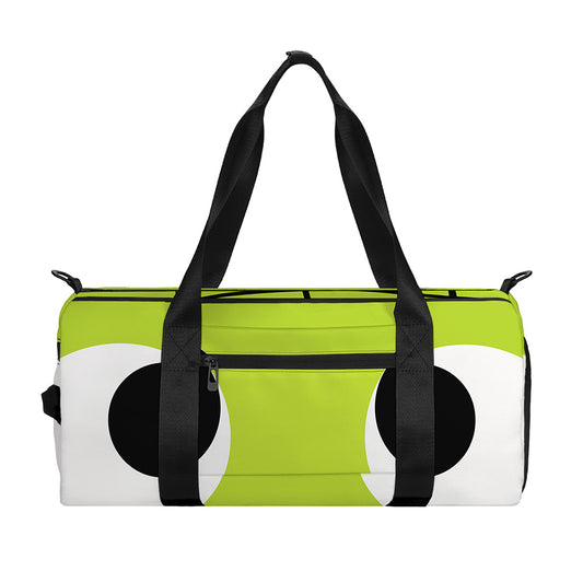 Cute Frankenstein Face Print Gym Bag