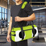 Cute Frankenstein Face Print Gym Bag