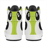 Cute Frankenstein Face Print High Top Leather Sneakers
