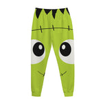 Cute Frankenstein Face Print Jogger Pants