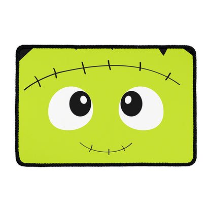 Cute Frankenstein Face Print Kitchen Mat