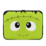 Cute Frankenstein Face Print Laptop Sleeve