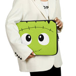 Cute Frankenstein Face Print Laptop Sleeve