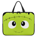 Cute Frankenstein Face Print Laptop Sleeve With Handle