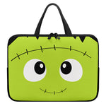 Cute Frankenstein Face Print Laptop Sleeve With Handle