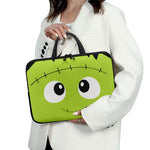 Cute Frankenstein Face Print Laptop Sleeve With Handle