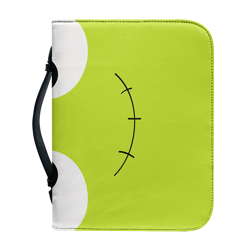 Cute Frankenstein Face Print Leather Bible Cover