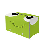 Cute Frankenstein Face Print Leather Tissue Box Cover