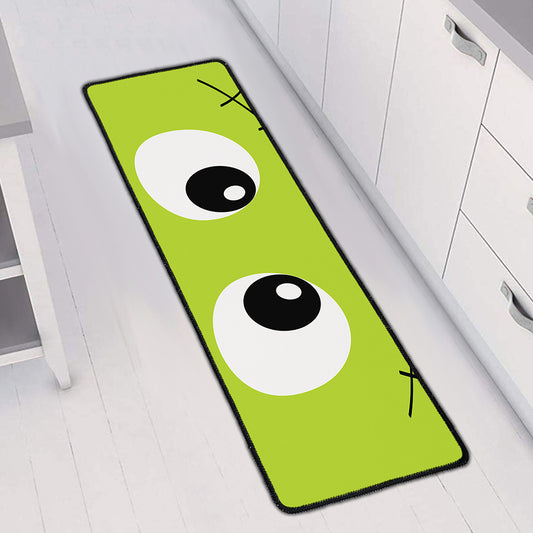 Cute Frankenstein Face Print Long Kitchen Mat